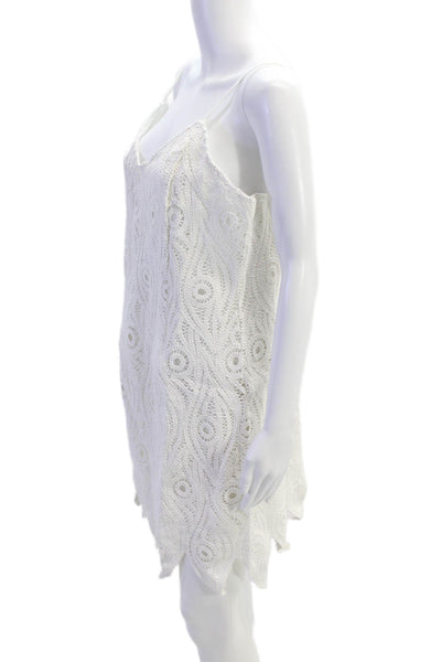 Chloe Kristyn Womens Valencia Dress - Off White Size L