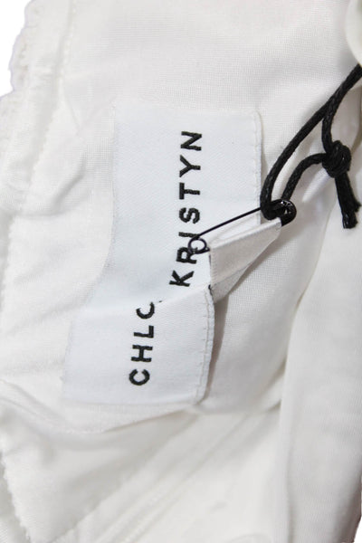 Chloe Kristyn Womens Valencia Dress - Off White Size L