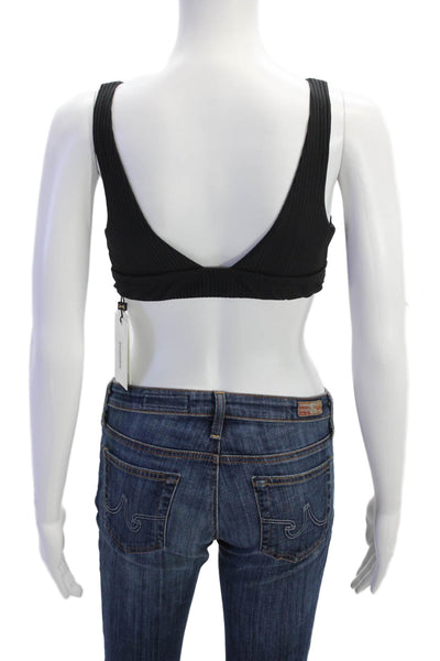Vitamin A Womens Sienna Tank Bikini Top - Black Size D