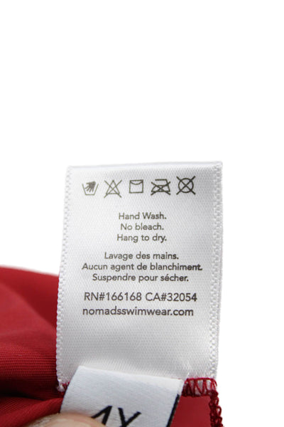Nomads Womens Playa Bikini Top - Merlot Size 4XL