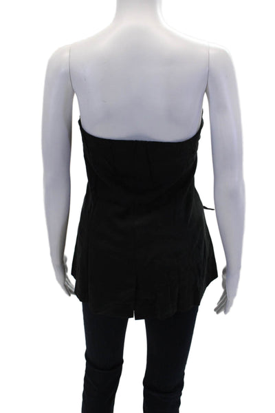 Reformation Womens Tonya Top - Black Size 12