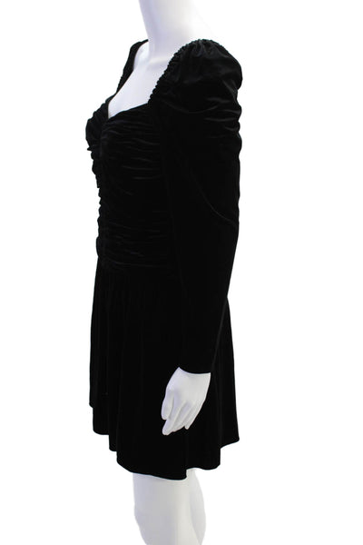 Shoshanna Womens Mari Velvet Dress - Jet Size 0