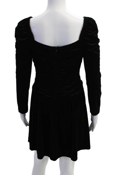 Shoshanna Womens Mari Velvet Dress - Jet Size 0