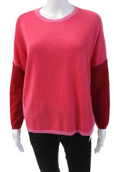 Gerard Darel Women's Long Sleeves Round Neck Colorblock Pullover Sweater Size 1