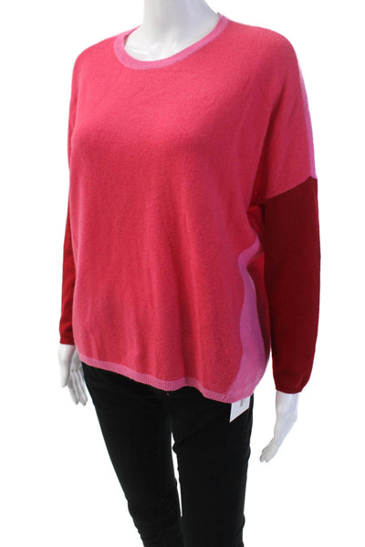 Gerard Darel Women's Long Sleeves Round Neck Colorblock Pullover Sweater Size 1
