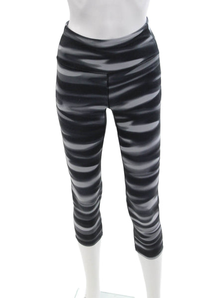 Athleta Womens Textured Lined Ankle Slim Tie Dye Leggings Multi Size XS