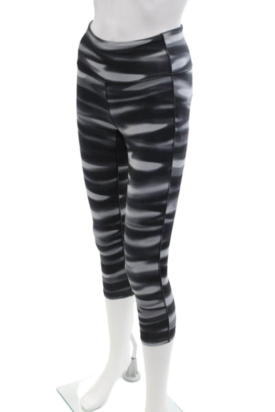 Athleta Womens Textured Lined Ankle Slim Tie Dye Leggings Multi Size XS