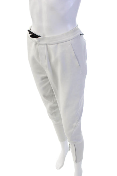 Lululemon Womens Elastic Waistband Mid Rise Zipper Ankle Pants Gray Size XS