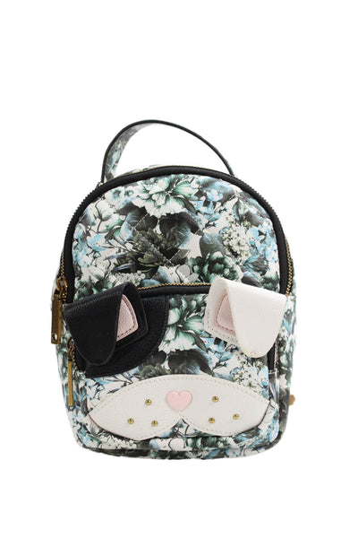Betsey Johnson Women's Zip Closure Interior Pocket Mini Backpack Floral Size S