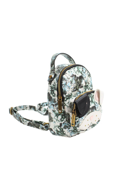 Betsey Johnson Women's Zip Closure Interior Pocket Mini Backpack Floral Size S
