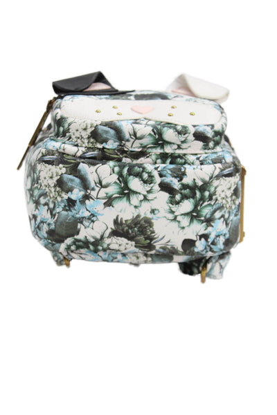 Betsey Johnson Women's Zip Closure Interior Pocket Mini Backpack Floral Size S