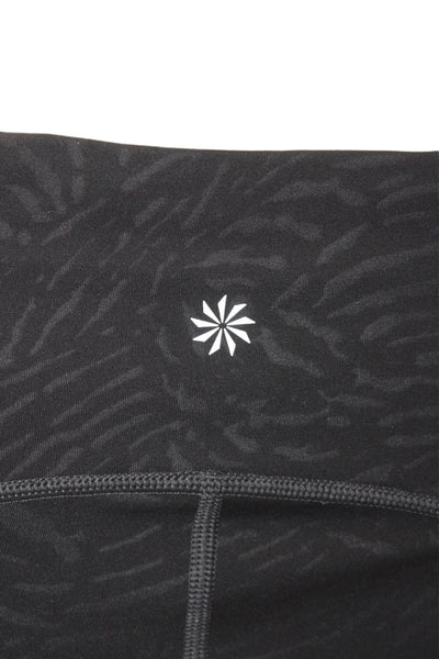 Athleta Women's Midrise Fitted Athletic Workout Cropped Legging Black Size M
