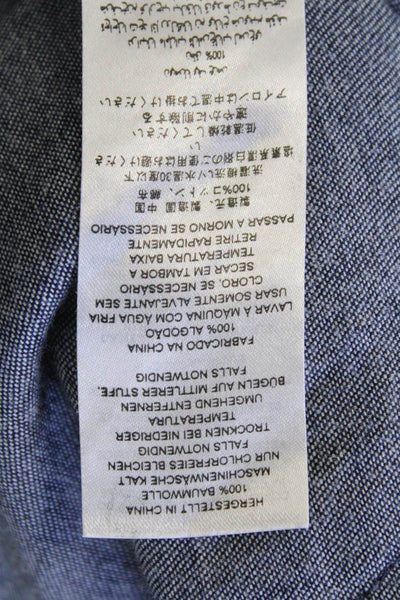 Joie Women's Tie Belt Dark Wash Pleated Front Straight Leg Pants Blue Size 4