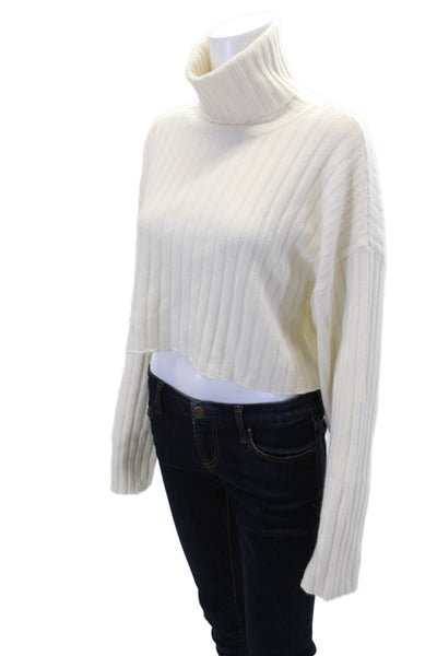 Sablyn Womens Uma Cashmere Sweater - Gardenia Size L