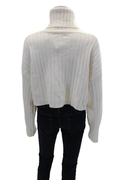 Sablyn Womens Uma Cashmere Sweater - Gardenia Size L