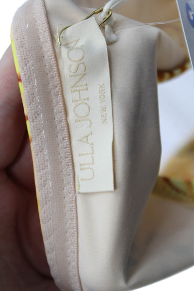 Ulla Johnson Womens Santorini Bikini Top - Daffodil Size XL