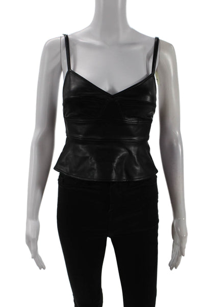A.L.C. Womens Gweneth Top - Black Size 0