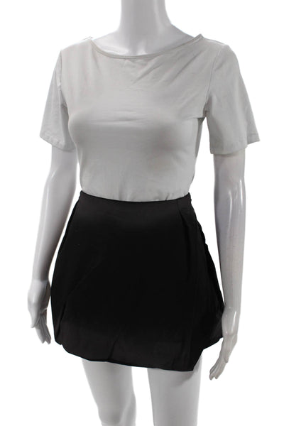 MSGM Womens Bubble Skirt - Black Size 42