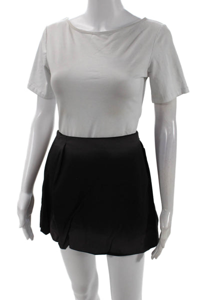 MSGM Womens Bubble Skirt - Black Size 44