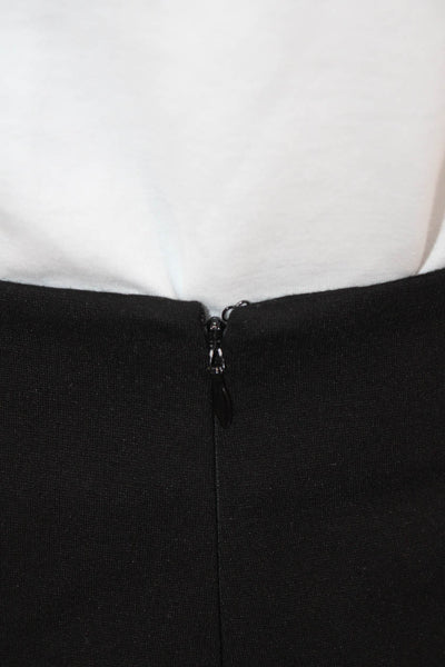 Paige Black Label Womens Zippered Pencil Knee Length Skirt Black Size 0