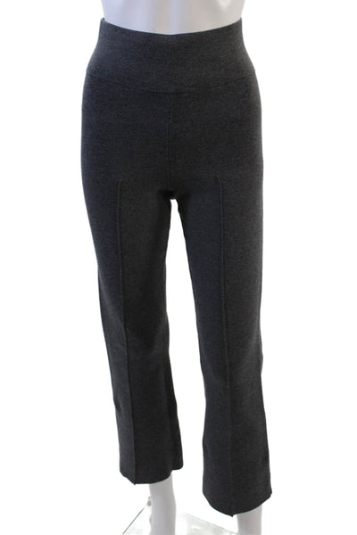 J Crew Womens High Waisted Tailored Flare Leg Stretch Trouser Pants Gray Size XS