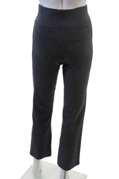 J Crew Womens High Waisted Tailored Flare Leg Stretch Trouser Pants Gray Size XS