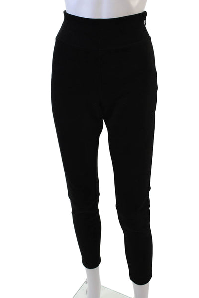 Splendid Womens High Waisted Tailored Skinny Fit Trouser Pants Black Size S