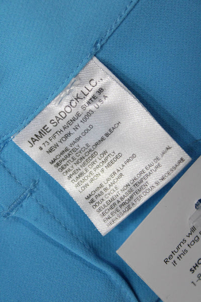 Jamie Sadock Women's Button Closure Pockets Bermuda Shorts Blue Size 4