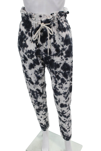 Bassike Womens Cotton Tie-Dye Elastic Drawstring Sweatpants Multicolor Size S