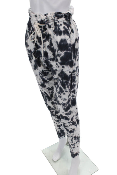 Bassike Womens Cotton Tie-Dye Elastic Drawstring Sweatpants Multicolor Size S