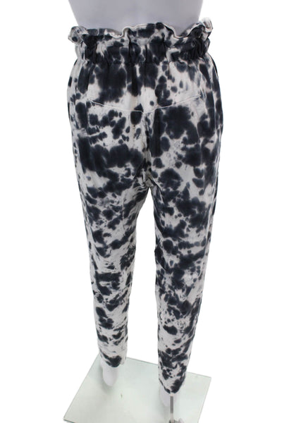 Bassike Womens Cotton Tie-Dye Elastic Drawstring Sweatpants Multicolor Size S