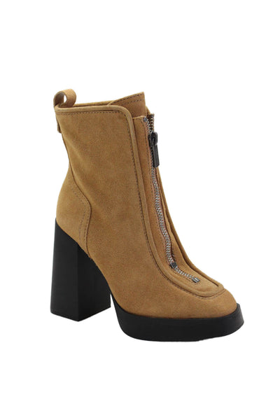 Larroudé Womens Nicole Hi Boots - Toasted Size 10