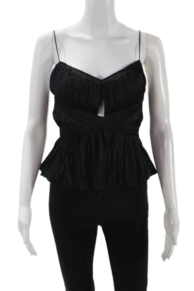Ulla Johnson Womens Lise Top - Noir Size 0