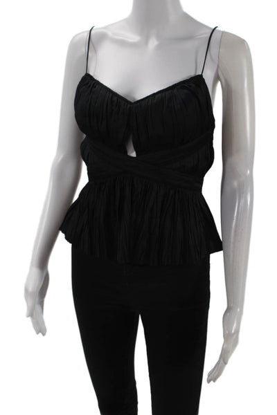 Ulla Johnson Womens Lise Top - Noir Size 0
