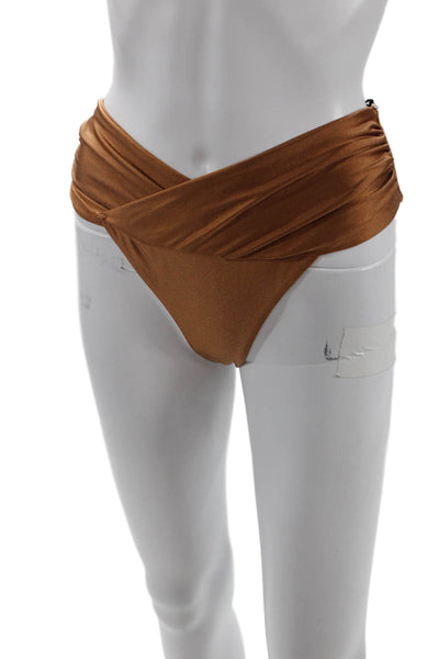 JADE Swim Womens Anya Bikini Bottoms - Hazel Size XS