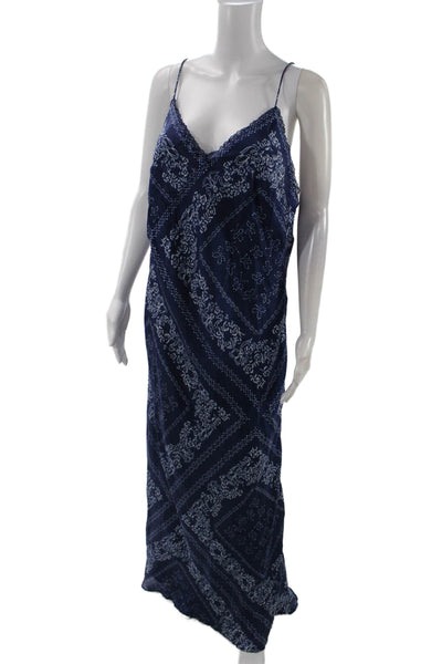 LoveShackFancy Womens Deyo Dress - Moonlight Indigo Size XXL