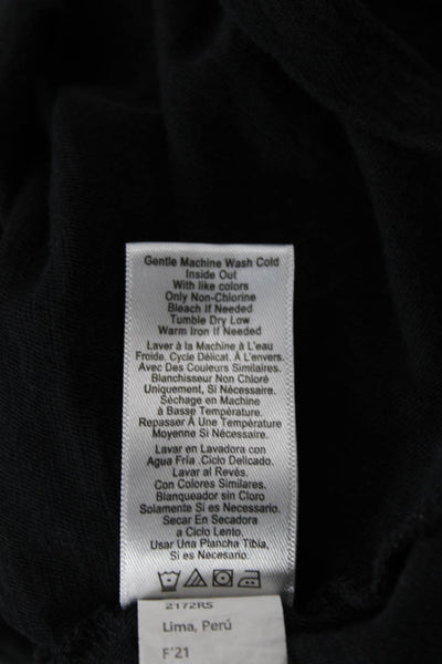 Nation LTD Womens Round Neck Short Sleeve Casual T-shirt Black Size M