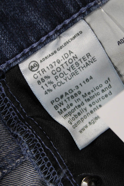 AG Adriano Goldschmied Womens Farrah High Rise Skinny Jeans Blue Size 25