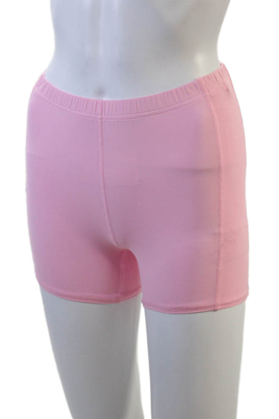 Lilly Pulitzer Womens Elastic Waist Athletic Shorts Solid Neon Pink Size XS