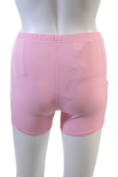 Lilly Pulitzer Womens Elastic Waist Athletic Shorts Solid Neon Pink Size XS