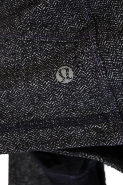 Lululemon Women's Long Sleeves Round Neck Full Zip Athletic Jacket Purple Size S