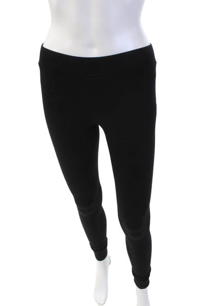 Vince Women's Elastic Waist Full Length Fitted Lounge Legging Black Size S