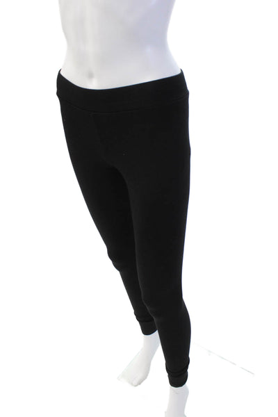 Vince Women's Elastic Waist Full Length Fitted Lounge Legging Black Size S