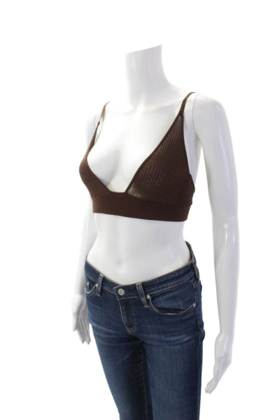 Dodo Bar Or Womens Silk Button Down Cardigan Twinset Sweater Brown Size EUR 42