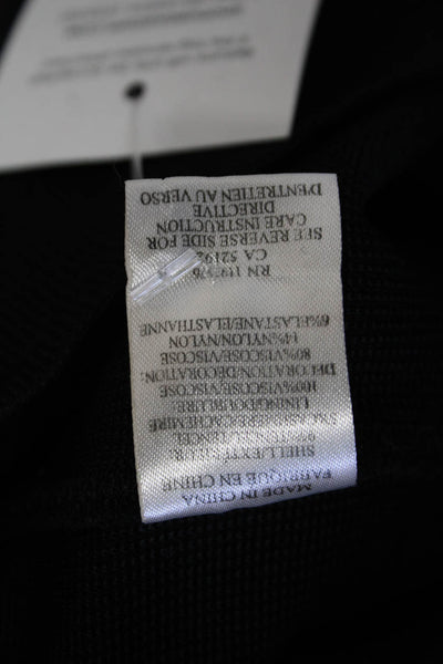 Helmut Lang Womensa Sleeveless Knee Length Body Con Dress Navy Blue Black Size 6