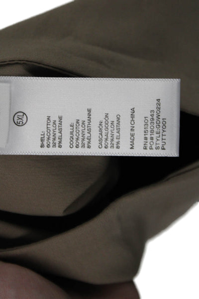 Good American Womens Stretch Poplin Wrap Skirt - Putty001 Size 5XL