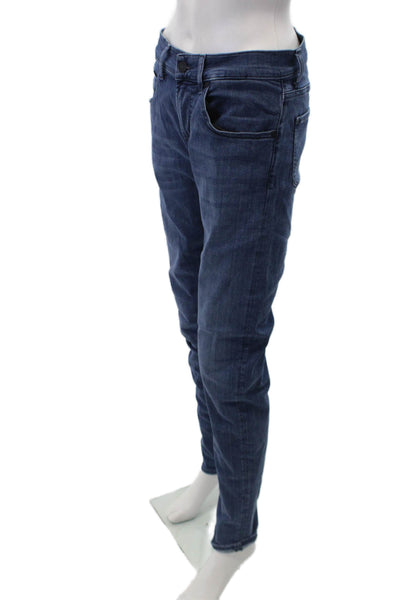 7 For All Mankind Womens Cotton Zip Button Denim Jeans Blue Size EUR 30