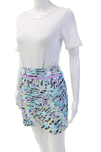 EP Pro Women's Pull-On Pockets Multicolor Lined Mini Tennis Skort Size XS