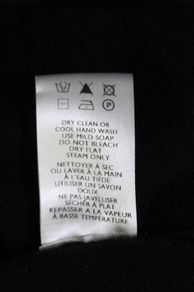 Christopher Fischer Women's Long Sleeves Round Neck Sweater Black Size XS