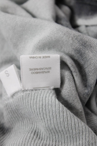 Kokun Womens Long Sleeve Crew Neck Abstract Sweatshirt Gray Size Small